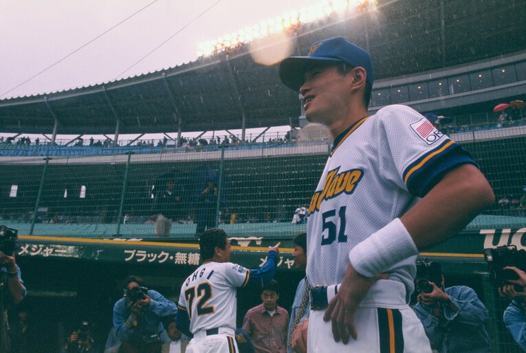 95年のイチローは打率.342、25本塁打、80打点、49盗塁。あとホームラン3本で三冠王という凄まじい成績だった　©Naoya Sanuki