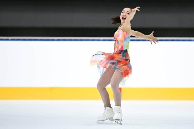 木下グループ杯、島田麻央のFS演技　©️Asami Enomoto