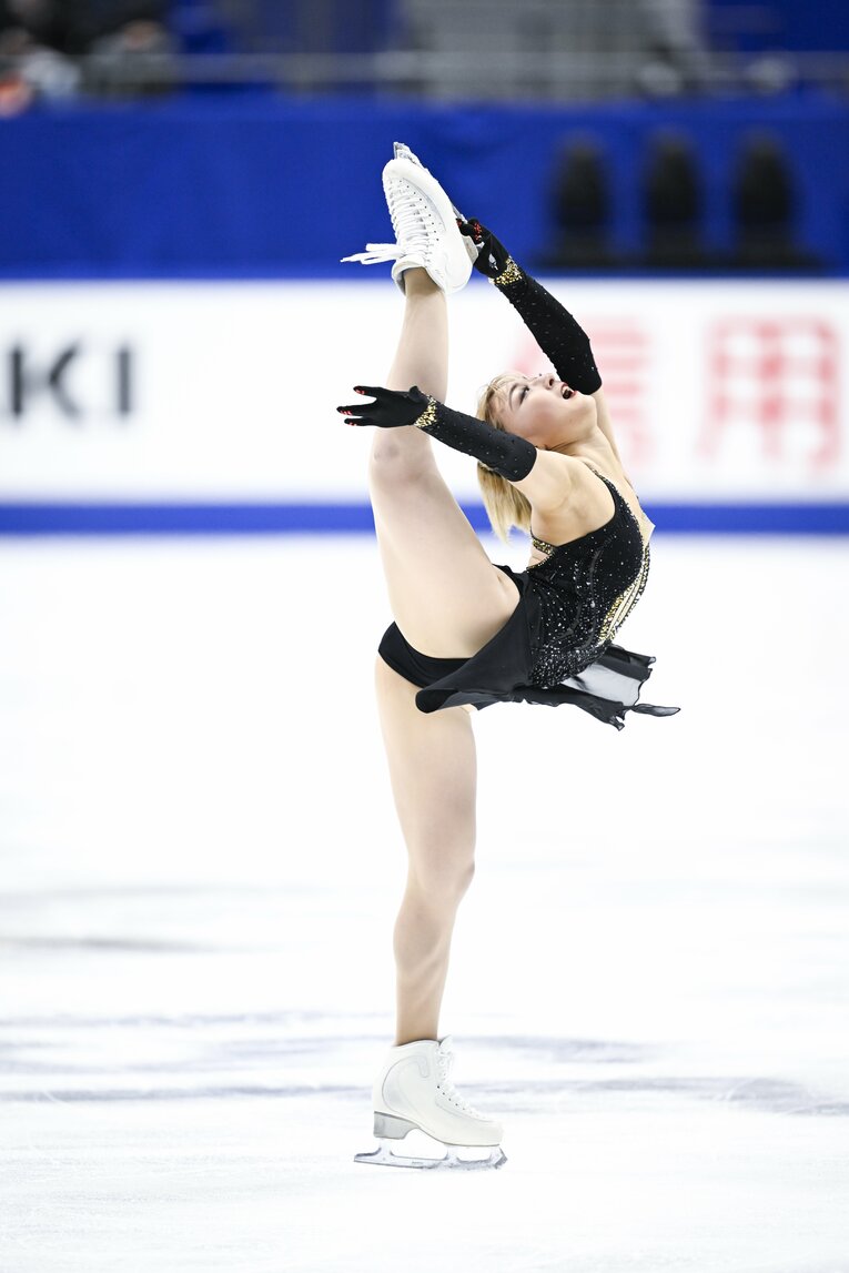 全日本選手権で4連覇を達成した坂本花織　©Asami Enomoto