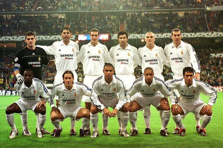 いわゆる「銀河系軍団」時代のレアル・マドリー©Takuya Sugiyama