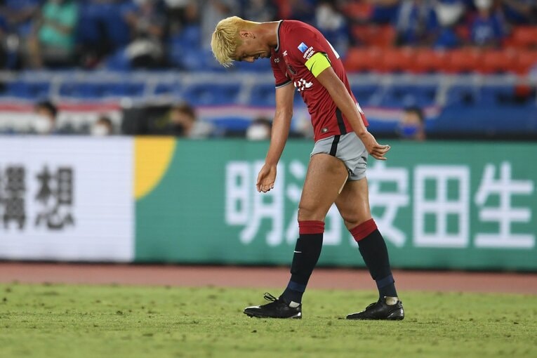 昨季から試合後の鈴木優磨はいつも疲労困憊の状態だった