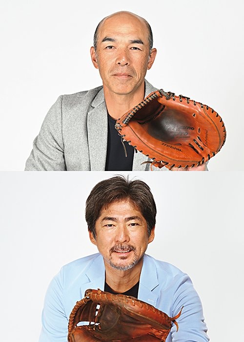 左から小笠原道大、和田一浩