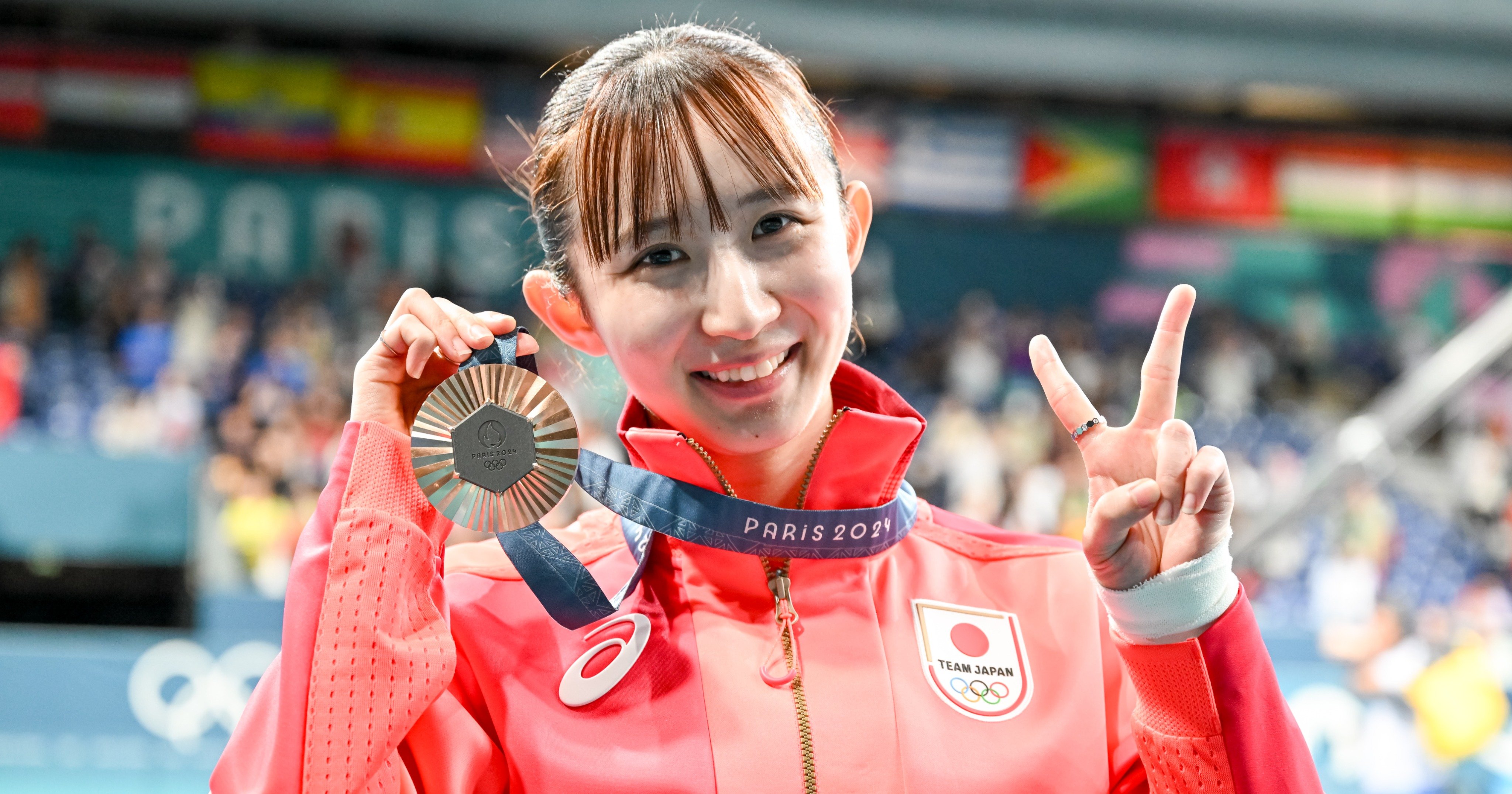 卓球 銀メダル！ 平野美宇 直筆サイン色紙 パリオリンピック パリ五輪 早田ひな 卓球 銀メダル！ 平野美宇 直筆サイン色紙 パリオリンピック