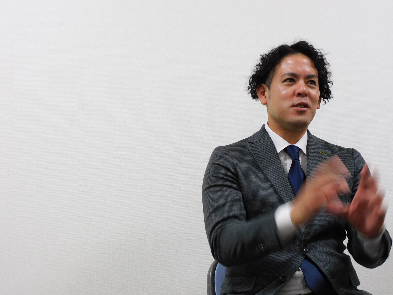 現役時代を振り返る比嘉コーチ ©︎Haruka Sato