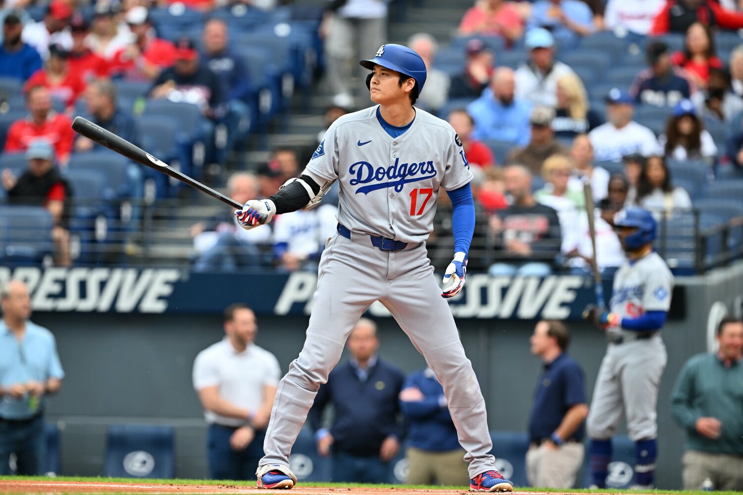 メジャーNo.1打者である大谷。今季ここまで、「50本塁打、50盗塁」を達成した昨季に匹敵するシーズンを送っている ©Getty Images