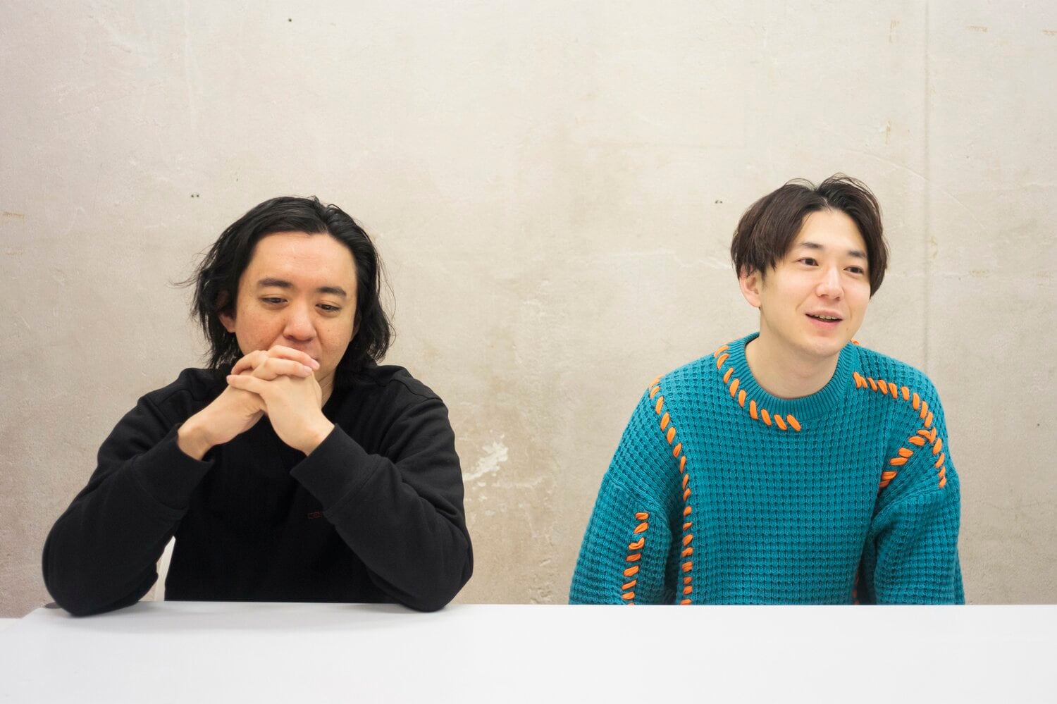 結成5年で初めてのM-1決勝だったダイヤモンド。野澤輸出(ネタ作り担当、写真左)と小野竜輔。吉本興業所属