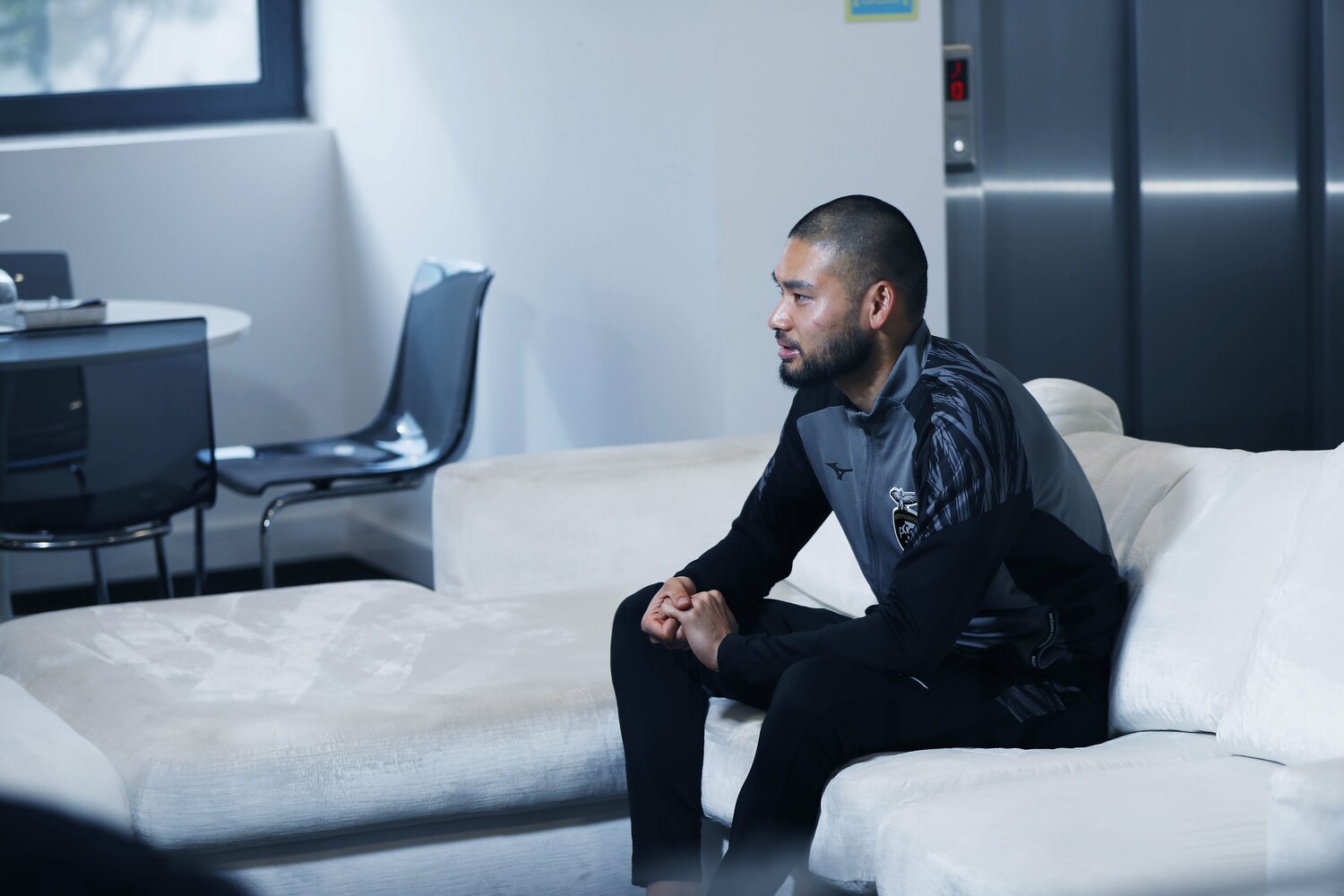 今回のインタビューはポルティモネンセのクラブハウスで行った　©Daisuke Nakashima