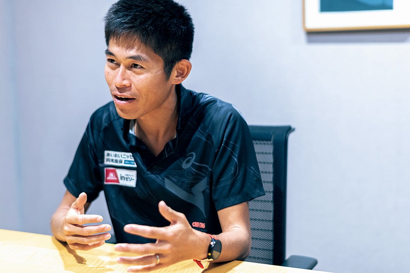 MGCのレースについて振り返る川内　©︎Takuya Sugiyama