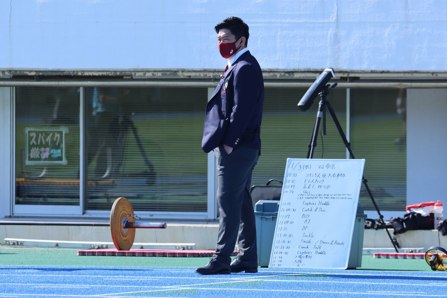 今季から早稲田大学の指揮を託された大田尾監督　©︎Ryotaro Hashiguchi