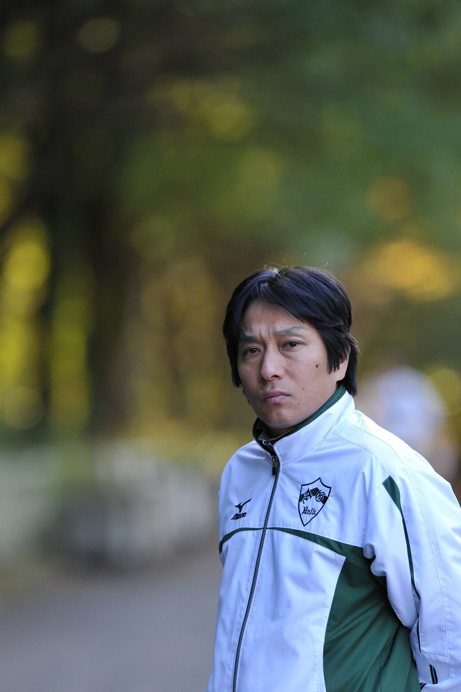 2008年の関東学連選抜チームを率いた原晋監督　©Takashi Shimizu