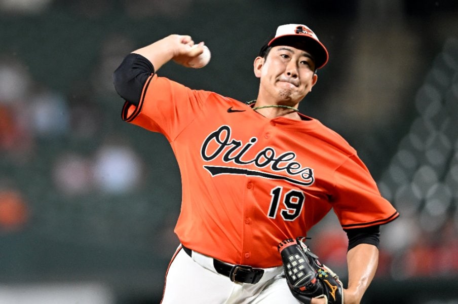 “日本人が知らない”オリオールズ菅野智之の米国リアル評「凄い球を投げるわけじゃない」35歳はなぜ打たれない? 本人は「めちゃくちゃ楽しいですよ」 <Number Web> photograph by Getty Images