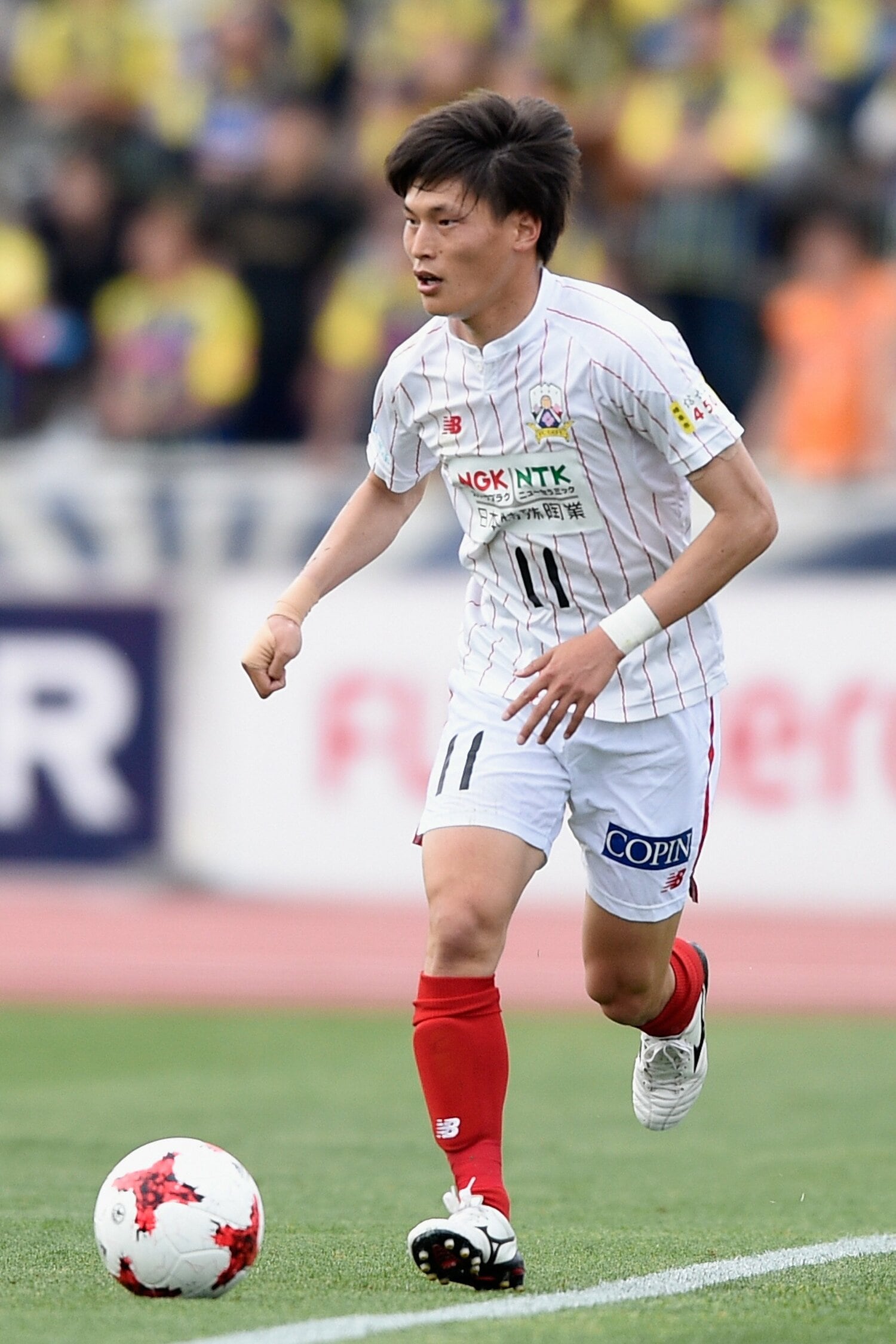 FC岐阜では1年目から活躍　©Getty Images