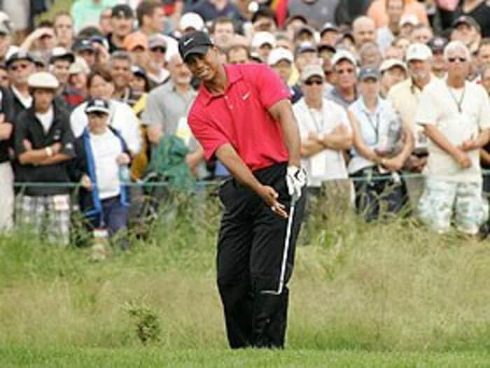 全米オープンらしさをかき消したNYの荒天。～悪天候に泣いたT・ウッズ～＜Number Web＞ photograph by Jun Hiraoka