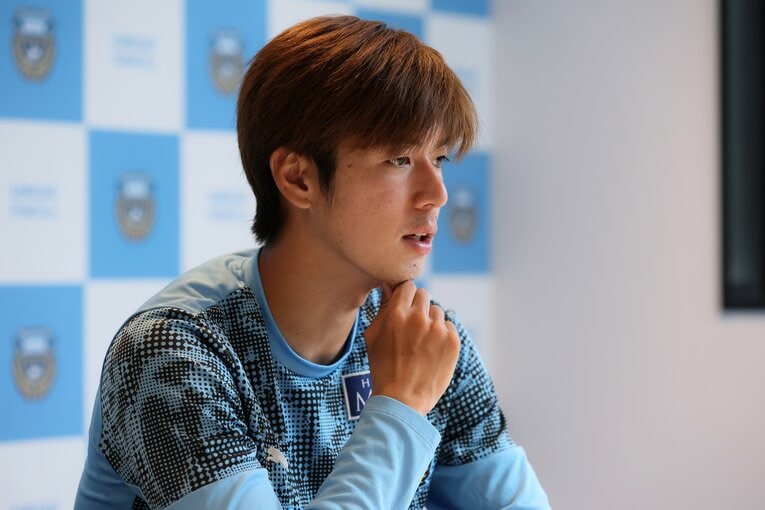 中村憲剛との“出会い”を振り返る大関友翔　©Shigeki Yamamoto