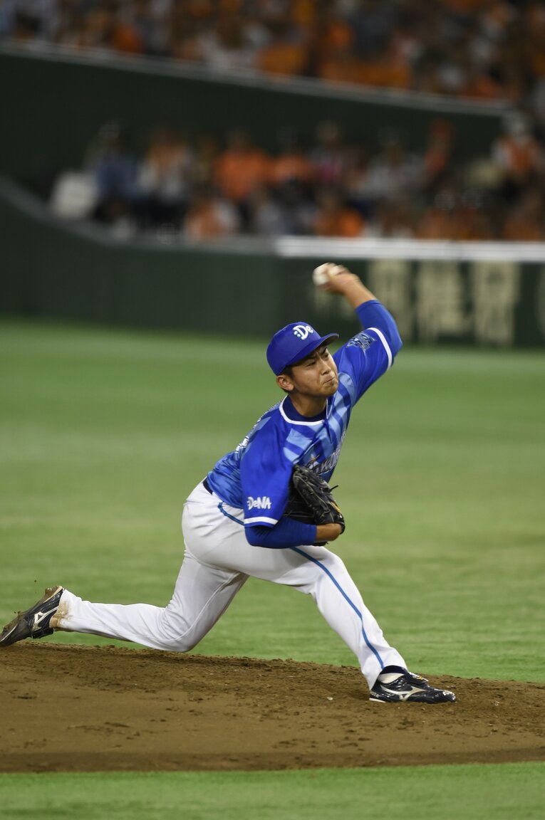 2016年CS第1ステージに登板した今永　©Hideki Sugiyama