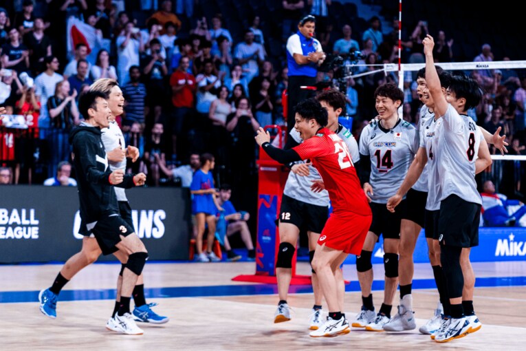 2023年ネーションズリーグ（フランス大会）©︎FIVB