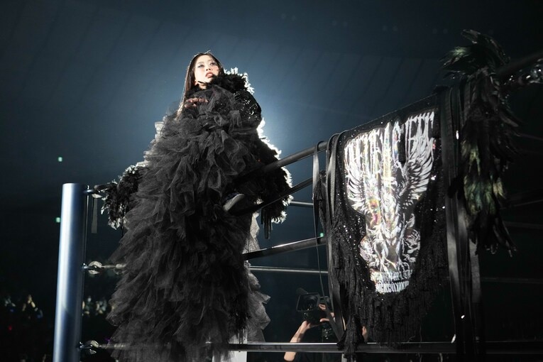 入場する上谷沙弥　©Essei Hara