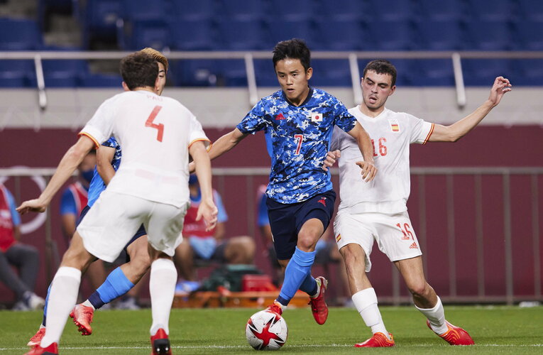 東京五輪では3得点を挙げ、チームを牽引した久保　©Getty Images