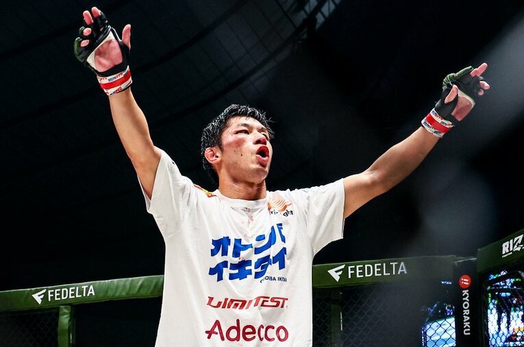4月29日、『RIZIN LANDMARK 5』で平本蓮に判定勝ちを収めた斎藤裕。試合翌日、セコンドの上田将勝に話を聞いた ／ photograph by RIZIN FF Susumu Nagao