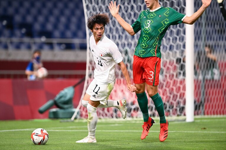 東京五輪メキシコ戦でのゴール（15／15）　©Takuya Kaneko/JMPA