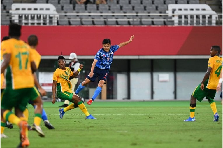 久保の先制ゴール©Takuya Kaneko/JMPA