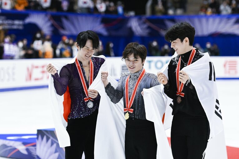 NHK杯表彰式　©Asami Enomoto