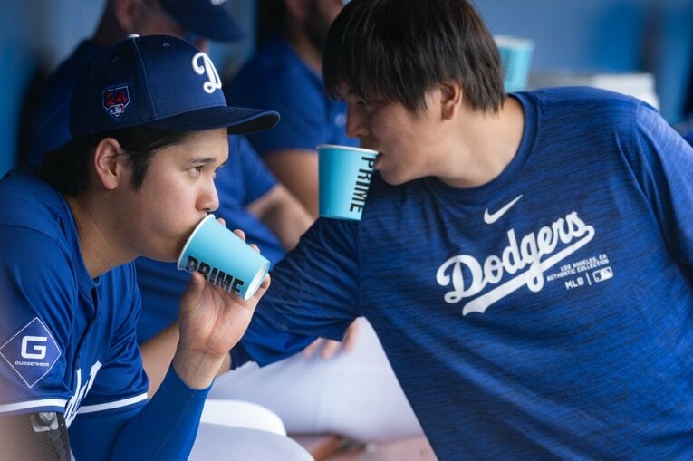 Numberカメラマンのオリジナル撮影「2024ドジャースキャンプ」での大谷（20枚超の13枚目）　©Nanae Suzuki