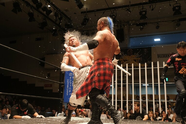 デスマッチのカリスマ・葛西純　©Norihiro Hashimoto