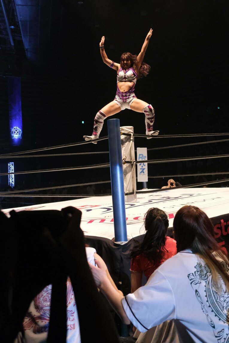 王者・AZMが「天才」と断言し溺愛する駿河メイ、その真の凄さとは？ ハイスピード王座戦で敗北もスターダムファンが熱狂した理由(20)