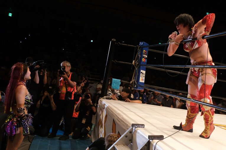 「日本スタイルも出し切った」イヨ・スカイが“WWEでは使えない大技”を…林下詩美が女子プロレス新団体で叶えた夢「今日は紫雷イオが見れた」(82)