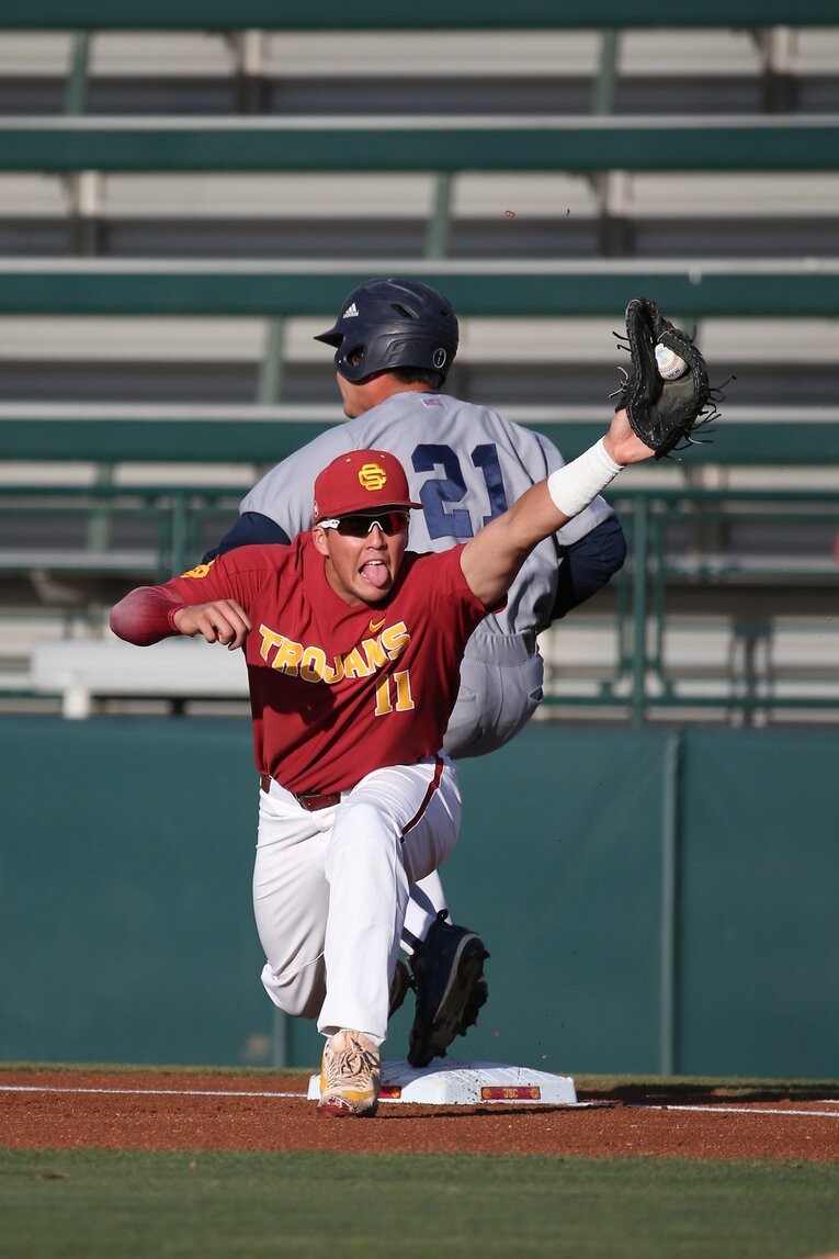 2017年、内野も守っていたヌートバー　©AFLO