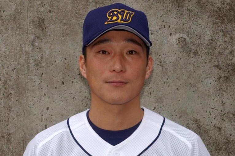 2003年、オリックス時代の大島公一。現在は法大で助監督を務めている ／ photograph by JIJI PRESS