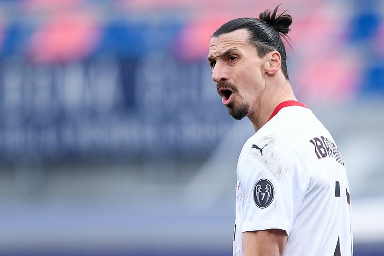 ミランの精神的支柱のイブラヒモビッチ©Getty Images