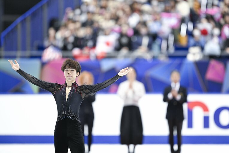 佐藤駿／NHK杯表彰式　©️Asami Enomoto