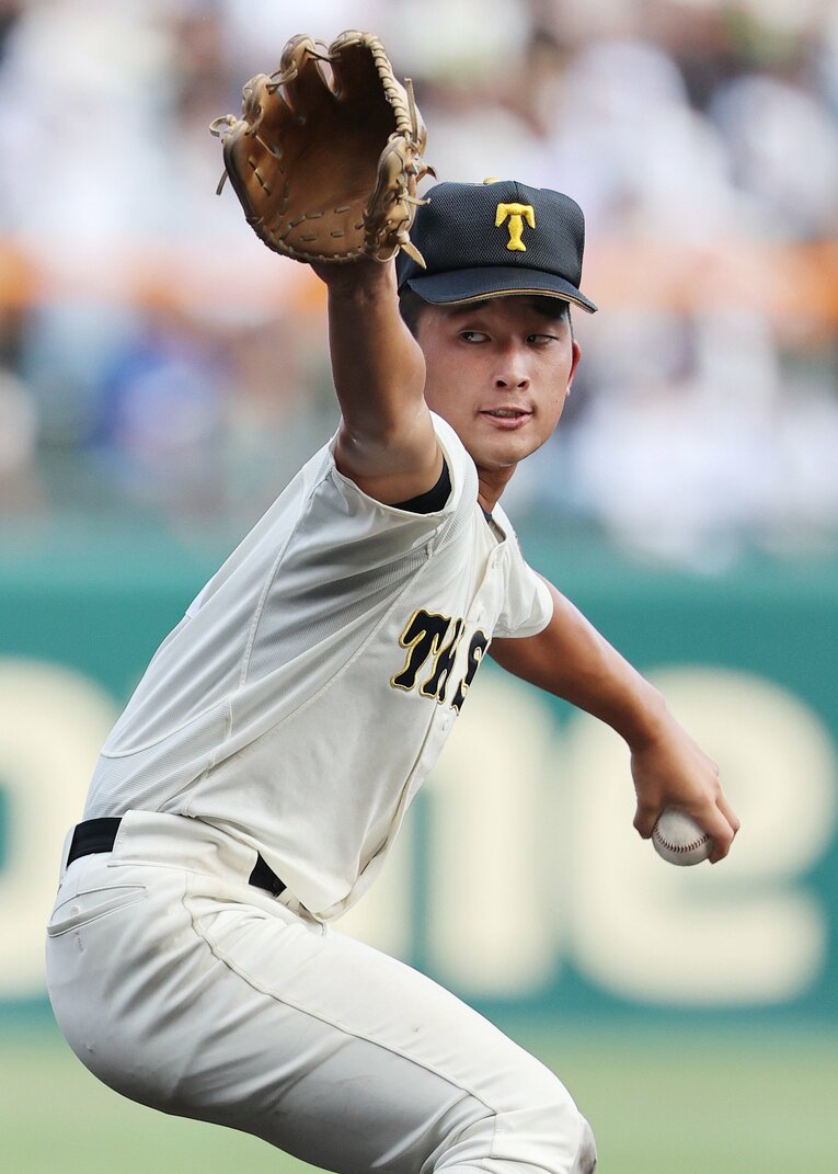 先発した馬庭　©JIJI PRESS