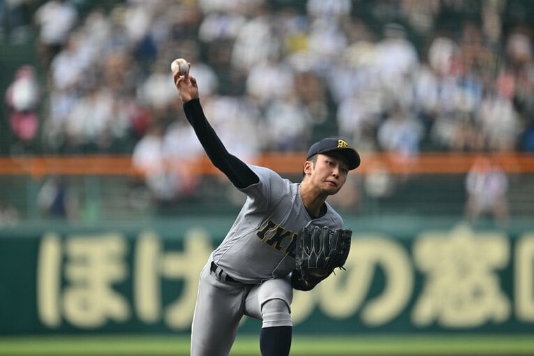 仙台育英の背番号1高橋煌稀　©Hideki Sugiyama