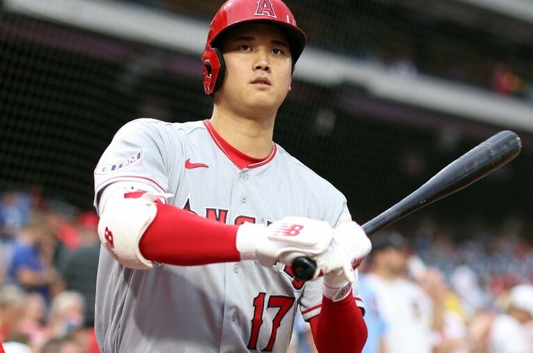 現在は打者専念での出場を続けるエンゼルスの大谷翔平 ／ photograph by Getty Images