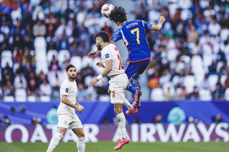 三笘のジャンプ力　©︎Kiichi Matsumoto