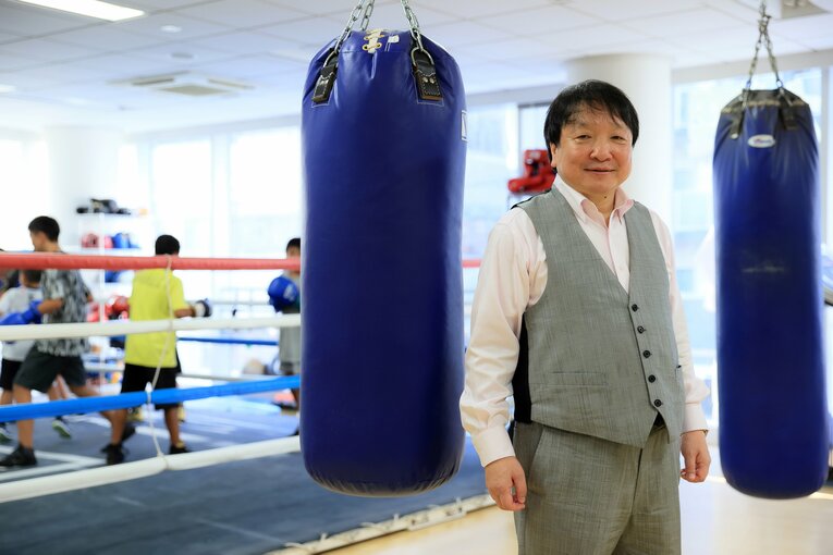 大橋ジムの大橋秀行会長　©Shigeki Yamamoto