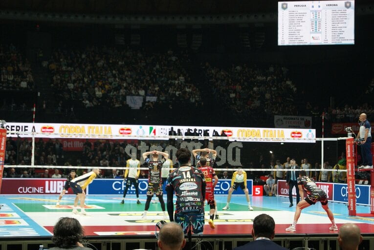 コッパ・イタリア準決勝 ペルージャvs.ベローナ　©︎Takashi Yuge