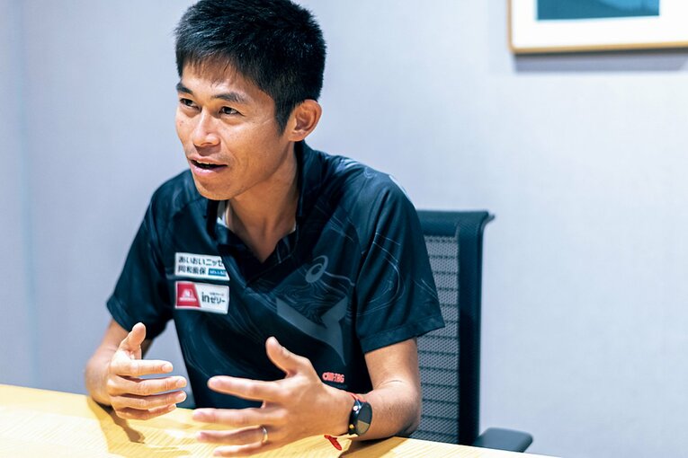 MGCのレースについて振り返る川内　©︎Takuya Sugiyama