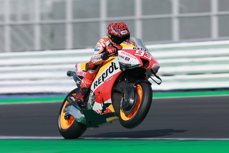 9月6〜7日にイタリア・ミサノで行われた公式テストのマルケス　photograph by Satoshi Endo