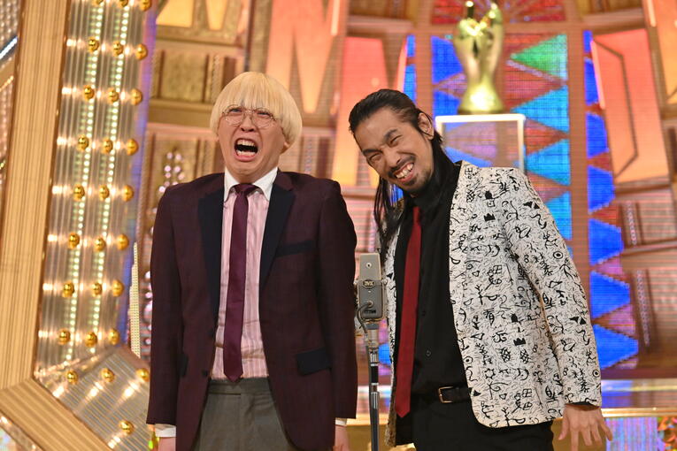 「アンジェラ・アキ」のネタ。Leminoでは一時期、M-1動画のなかで一番再生回数が多かった　©M-1グランプリ事務局