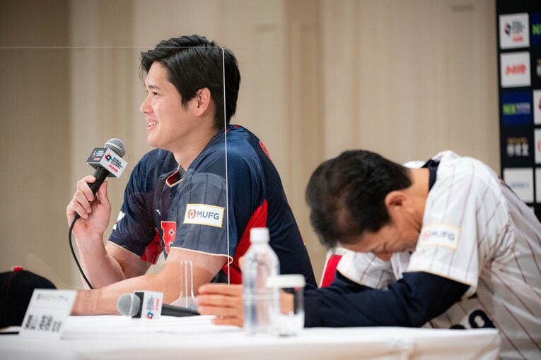 大谷のツンデレ発言に笑う栗山監督（1/3）　©Nanae Suzuki