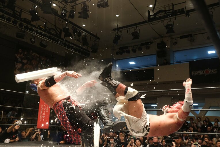 デスマッチのカリスマ・葛西純　©Norihiro Hashimoto