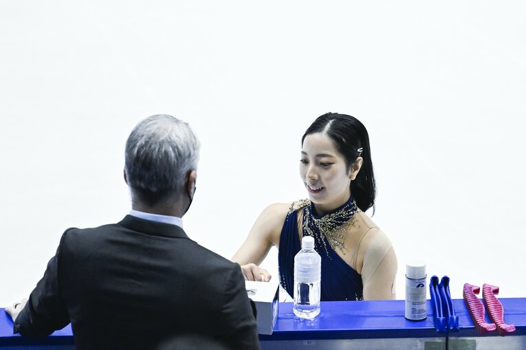 NHK杯、ショートプログラム　©Asami Enomoto