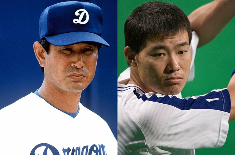 中日時代の星野仙一監督と福留孝介。山崎武司が見た“凡人との差”とは ／ photograph by Makoto Kemizaki/Takuya Sugiyama