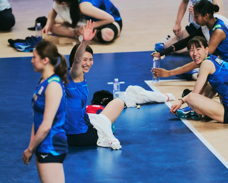 古賀紗理那、林琴奈（VNLセルビア戦）©︎Yuki Suenaga