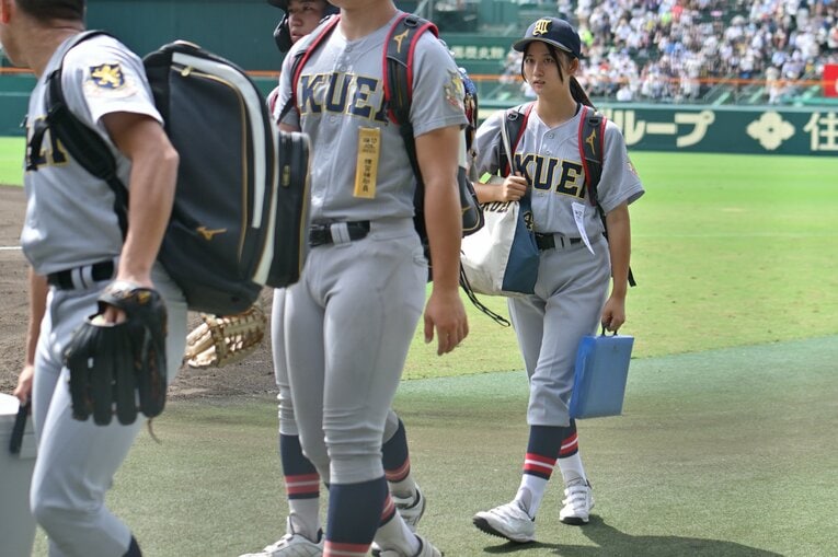 試合後の星よつはさん　©Hideki Sugiyama