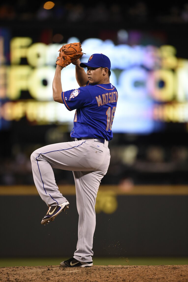 メッツ時代の松坂大輔　©︎Naoya Sanuki